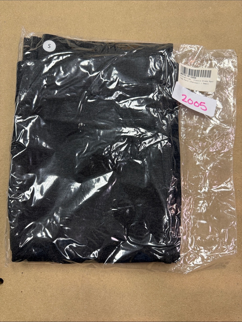 New Betabrand Charcoal Straight Classic Dress Pant Yoga Pants Small
